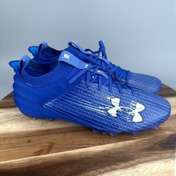 Under Armour Blur Smoke 2.0 MC Football Cleats Blue 3026330-401 Men\'s Size 13.5 main image 4